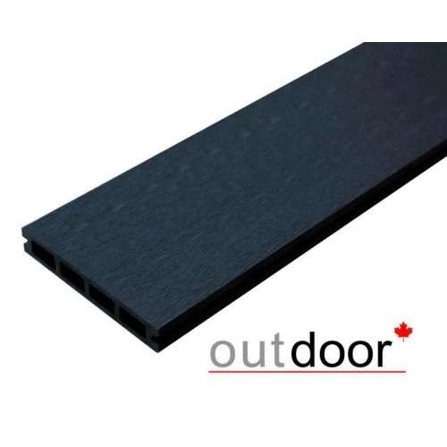 Террасная доска ДПК Outdoor 150*25*4000 мм. вельвет/шлифованная черная (коллекция 2) Террасная доска ДПК Outdoor 150*25*4000 мм. вельвет/шлифованная черная (коллекция 2)